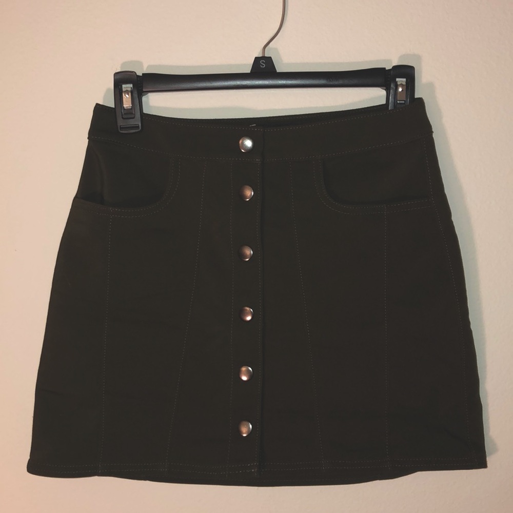Olive Green Skirt